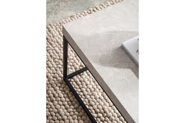 Soffbord Wohnling rektangulär 120 cm, stenoptik, modern look Beige - Beige - Möbler - Bord & matgrupp - Soffbord