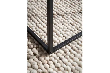 Soffbord Wohnling rektangulär 120 cm, stenoptik, modern look Marmor Svart - Marmor Svart - Möbler - Bord & matgrupp - Marmorbord