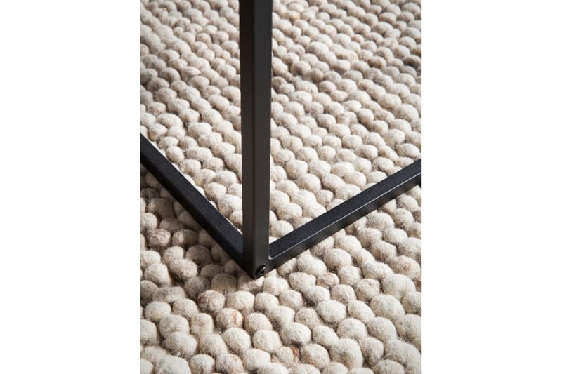 Soffbord Wohnling rektangulär 120 cm, stenoptik, modern look Marmor Svart - Marmor Svart - Möbler - Bord & matgrupp - Marmorbord