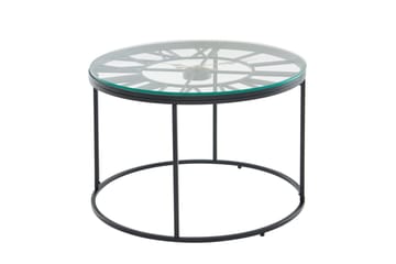 Soffbord Wohnling Rund 60 cm Säkerhetsglas Klockstil - Möbler - Bord & matgrupp - Soffbord