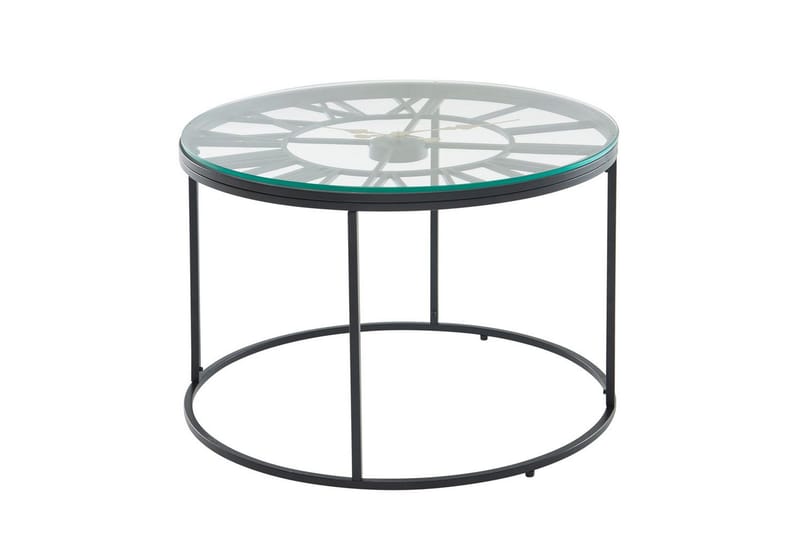 Soffbord Wohnling Rund 60 cm Säkerhetsglas Klockstil - Möbler - Bord & matgrupp - Soffbord