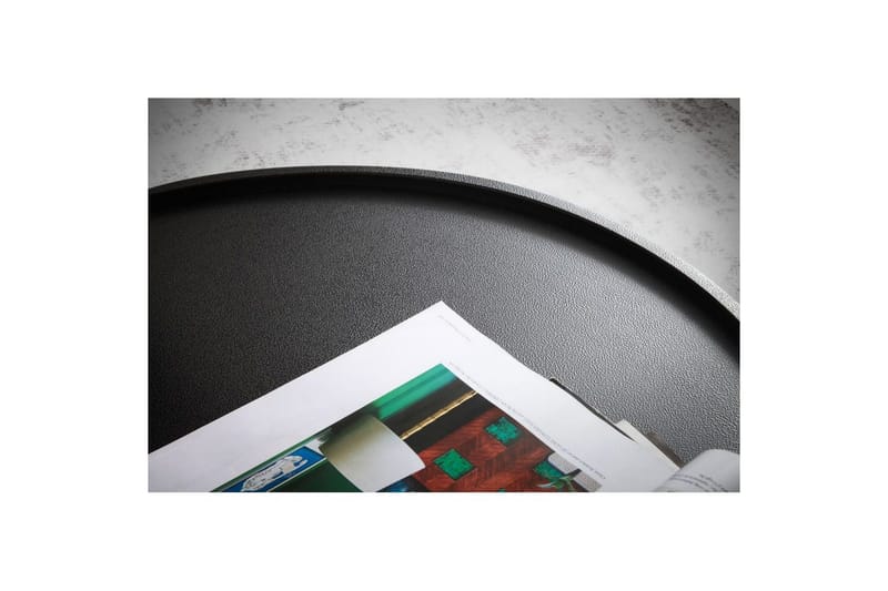 Soffbord Wohnling Rund 60 cm Svamputseende Metall Modern Look - Möbler - Bord & matgrupp - Soffbord