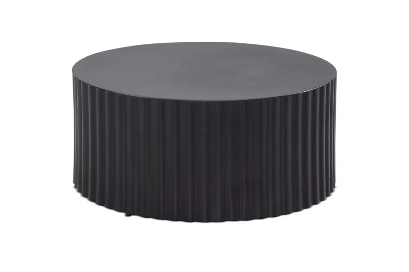 Soffbord Wohnling Rund 67 cm Metallremsor Optik Modern Look