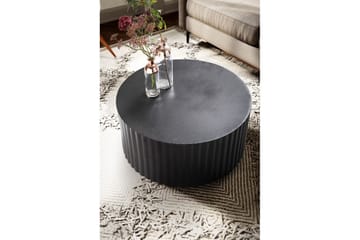 Soffbord Wohnling Rund 67 cm Metallremsor Optik Modern Look - Möbler - Bord & matgrupp - Soffbord