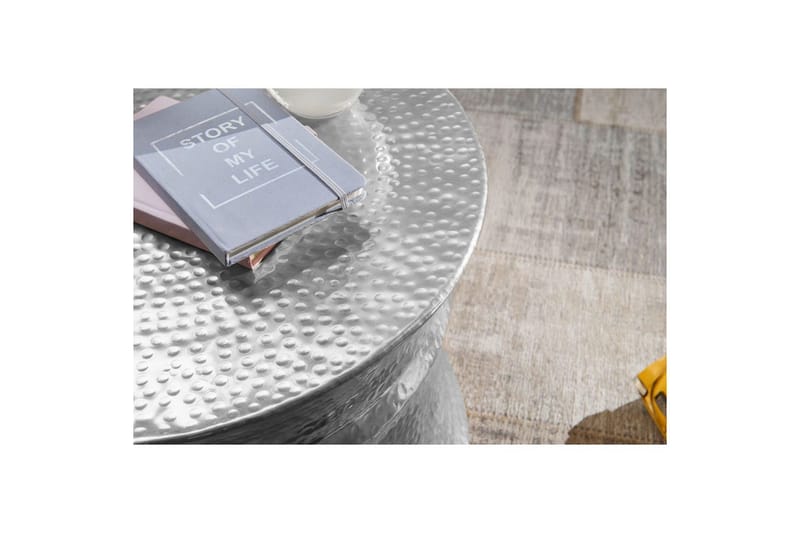 Soffbord Wohnling Rund hamrad aluminiumyta lackerad orientalisk - Möbler - Bord & matgrupp - Soffbord
