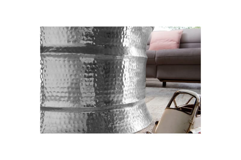 Soffbord Wohnling Rund hamrad aluminiumyta lackerad orientalisk - Möbler - Bord & matgrupp - Soffbord