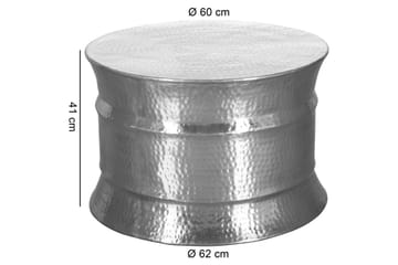 Soffbord Wohnling Rund hamrad aluminiumyta lackerad orientalisk - Möbler - Bord & matgrupp - Soffbord
