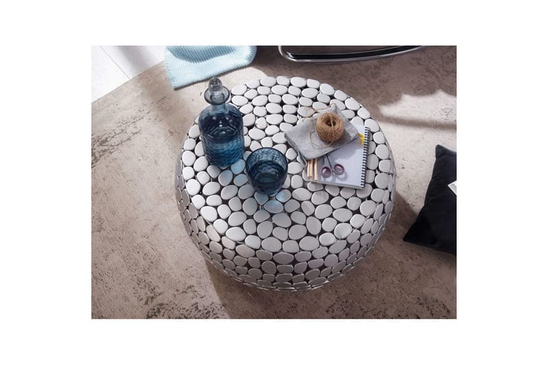 Soffbord Wohnling Rund metallplatta stil matt look modern - Möbler - Bord & matgrupp - Soffbord