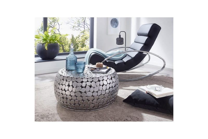 Soffbord Wohnling Rund metallplatta stil matt look modern - Möbler - Bord & matgrupp - Soffbord