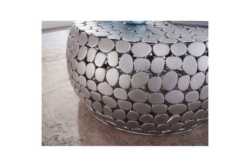Soffbord Wohnling Rund metallplatta stil matt look modern - Möbler - Bord & matgrupp - Soffbord