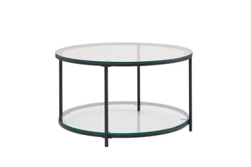 Soffbord Wohnling Runt säkerhetsglas med glasbricka modern - Möbler - Bord & matgrupp - Soffbord