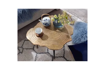 Soffbord Wohnling Träskiva Stil Metall Modern med Metallben - Möbler - Bord & matgrupp - Soffbord