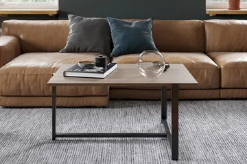 Yggersryd 92 cm Rektangulärt Soffbord i Mörkt Trä - Brun - Möbler - Bord & matgrupp - Soffbord