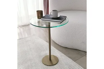 Yggersryd Soffbord 40x50x40 cm Runt - Guld - Möbler - Bord & matgrupp - Soffbord