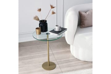 Yggersryd Soffbord 40x50x40 cm Runt - Guld - Möbler - Bord & matgrupp - Soffbord