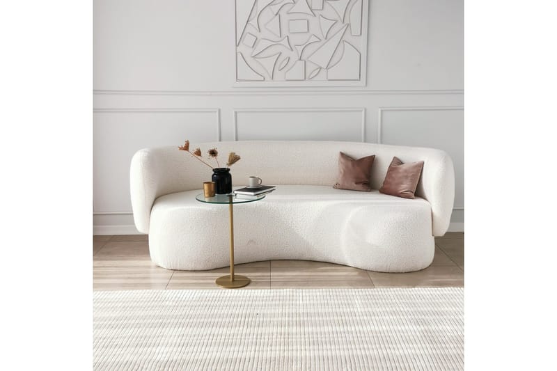 Yggersryd Soffbord 40x50x40 cm Runt - Guld - Möbler - Bord & matgrupp - Soffbord