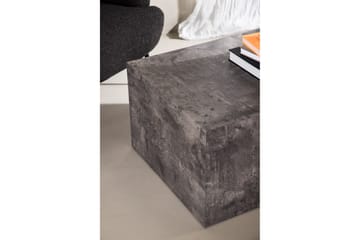 York High Travertin Soffbord 80 cm - Mörkgrå - Möbler - Bord & matgrupp - Soffbord