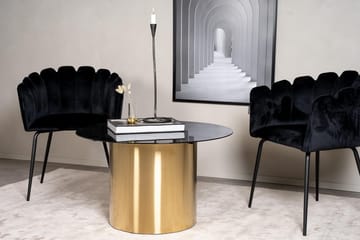 Ystad Soffbord Runt 75 cm - Svart - Möbler - Bord & matgrupp - Soffbord