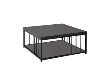 Soffbord Zenn 90x90 cm Svart