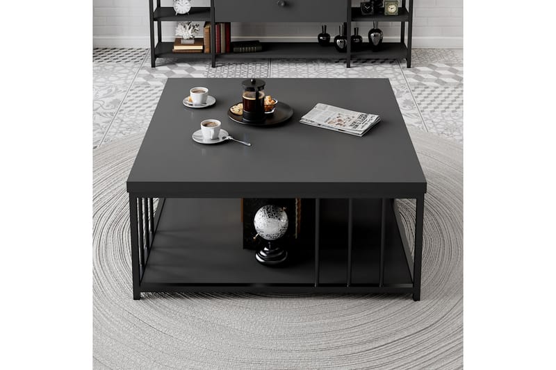 Soffbord Zenn 90x90 cm Svart - Hanah Home - Möbler - Bord & matgrupp - Soffbord