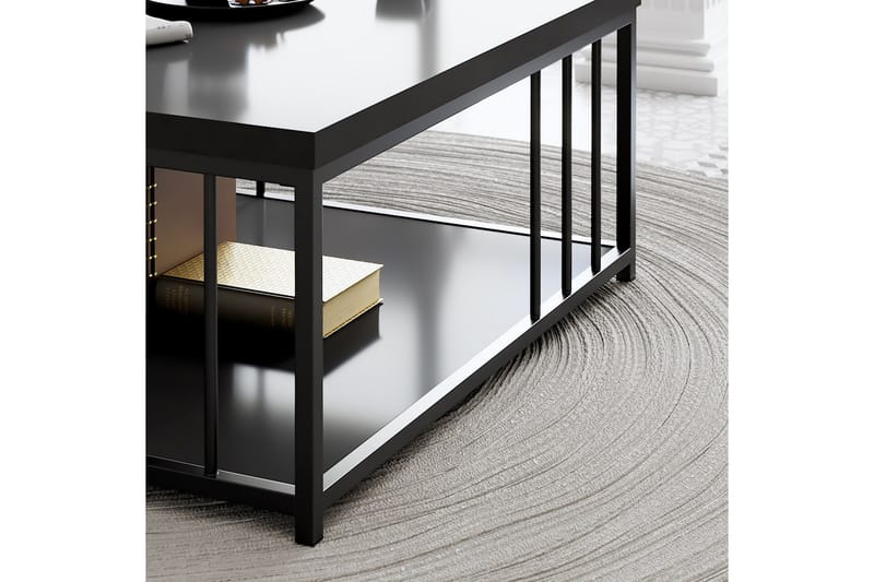 Soffbord Zenn 90x90 cm Svart - Hanah Home - Möbler - Bord & matgrupp - Soffbord