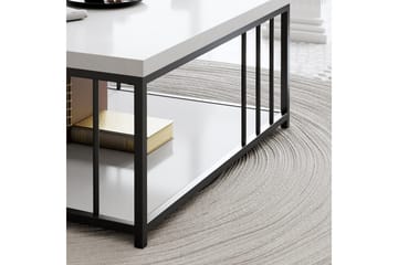 Soffbord Zenn 90x90 cm Vit/Svart - Hanah Home - Möbler - Bord & matgrupp - Soffbord