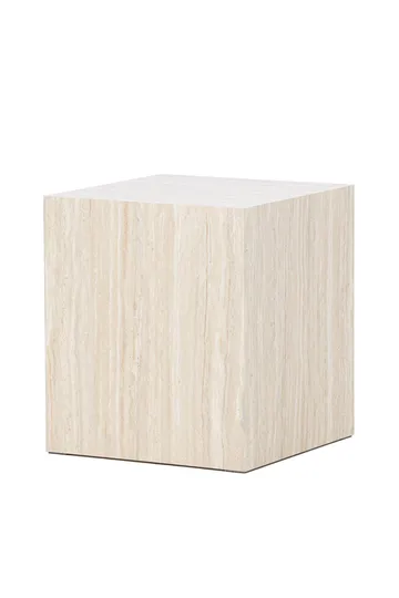 Soffbord Peach York Sofa Table 45x40x40 cm - Travertine Look Beige - Möbler - Bord & matgrupp - Soffbord