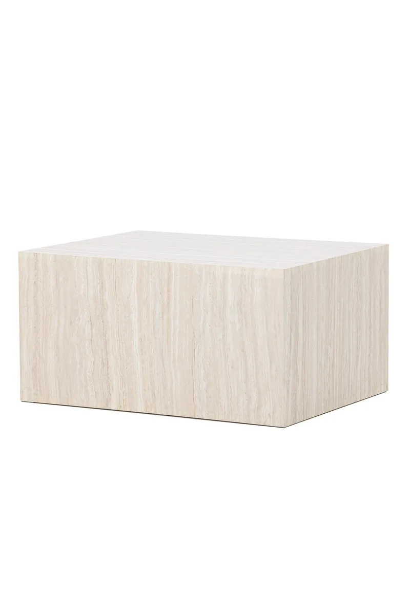Soffbord Peach York Sofa Table 40x60x80 cm - Travertine Look Beige