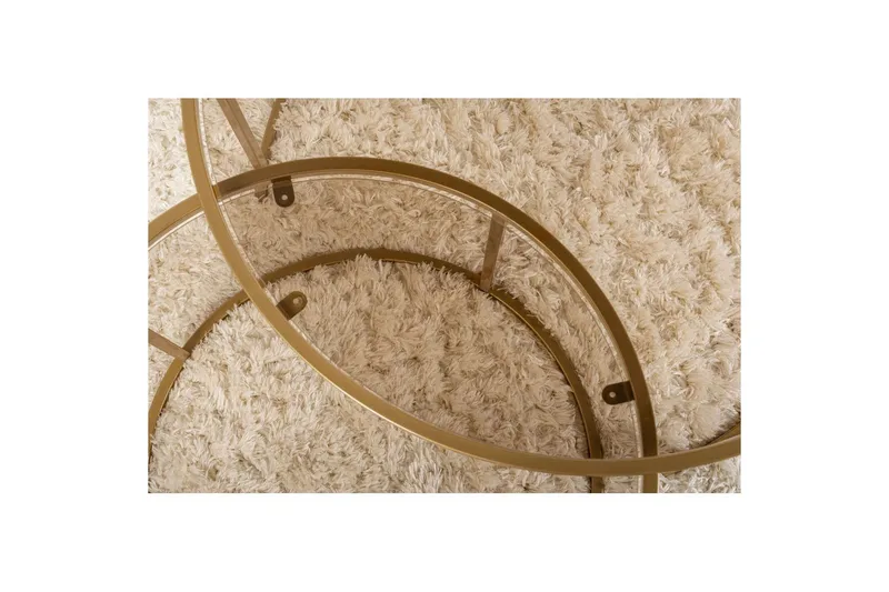 Soffbordset 2 delar Rikiya Guldbroze - Guldbroze - Möbler - Bord & matgrupp - Soffbord