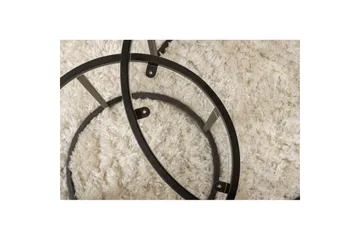 Soffbordset 2 delar Rikiya Små Svart Transparent - Svart Transparent - Möbler - Bord & matgrupp - Soffbord