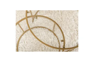 Soffbordset Rikiya Guld Transparent - Möbler - Bord & matgrupp - Soffbord