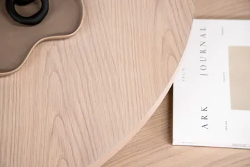 Soffbordset Saltö 2st Runda 85 cm/65 cm - Vit - Möbler - Bord & matgrupp - Soffbord