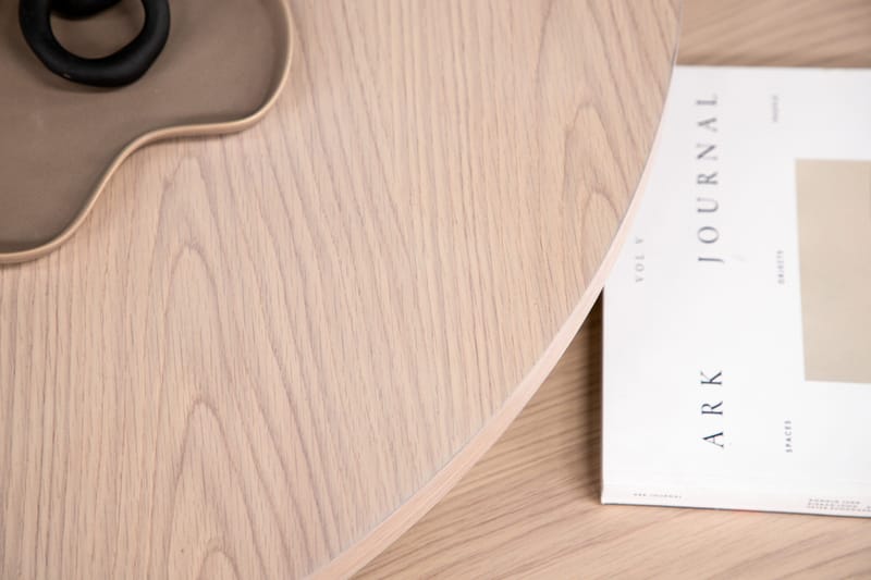 Soffbordset Saltö 2st Runda 85 cm/65 cm - Vit - Möbler - Bord & matgrupp - Soffbord