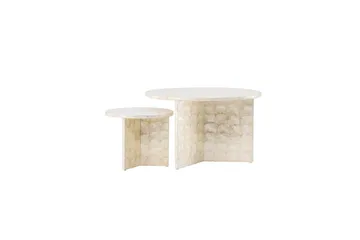 Soffbordset VIND Smögen 2st Runda 70 cm/40 cm - Möbler - Bord & matgrupp - Soffbord