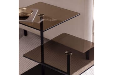 Soffbordssats Challur Svart / Bronzie - Svart / Bronzie - Möbler - Bord & matgrupp - Soffbord