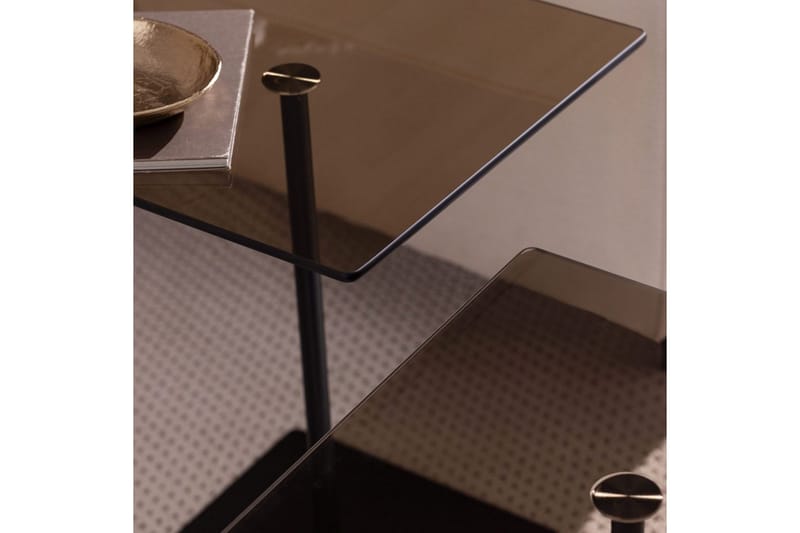 Soffbordssats Challur Svart / Bronzie - Svart / Bronzie - Möbler - Bord & matgrupp - Soffbord