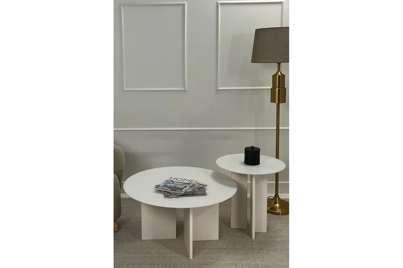 Soffbordssats Glenure Grädde - Grädde - Möbler - Bord & matgrupp - Soffbord