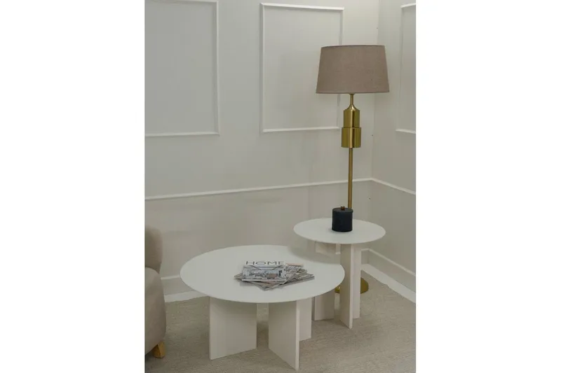 Soffbordssats Glenure Grädde - Grädde - Möbler - Bord & matgrupp - Soffbord