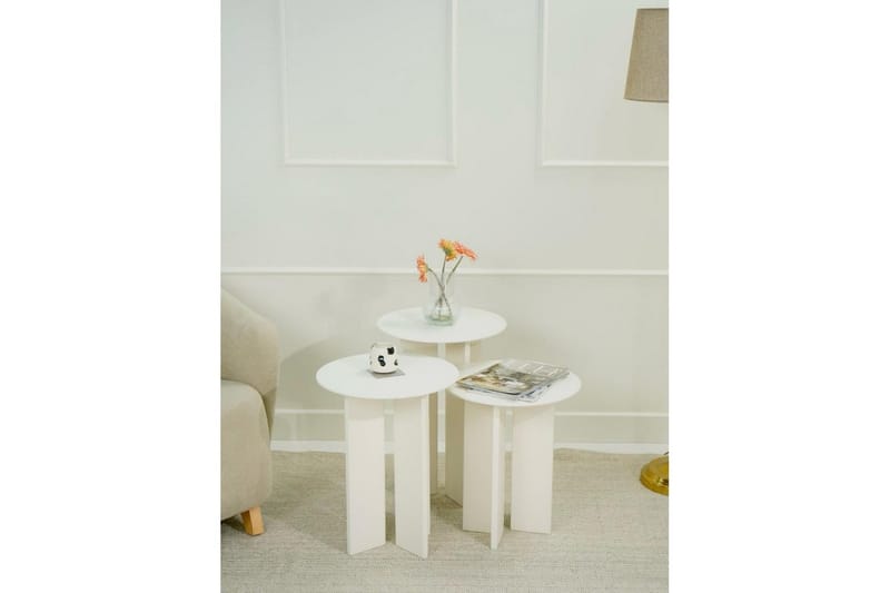 Soffbordssats Glenure Grädde - Grädde - Möbler - Bord & matgrupp - Soffbord