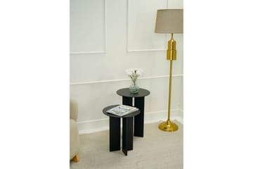 Soffbordssats Glenure Svart - Svart - Möbler - Bord & matgrupp - Soffbord