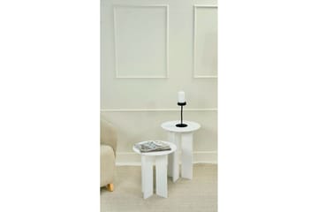 Soffbordssats Glenure Vit - Vit - Möbler - Bord & matgrupp - Soffbord