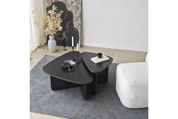 Soffbordssats Jewa Set Svart - Svart - Möbler - Bord & matgrupp - Soffbord