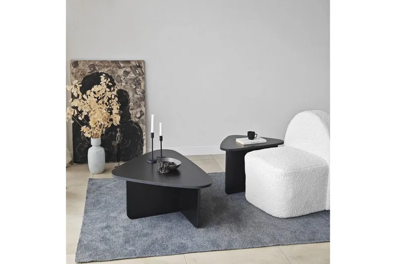 Soffbordssats Jewa Set Svart - Svart - Möbler - Bord & matgrupp - Soffbord