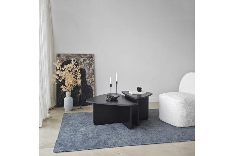 Soffbordssats Jewa Set Svart - Svart - Möbler - Bord & matgrupp - Soffbord