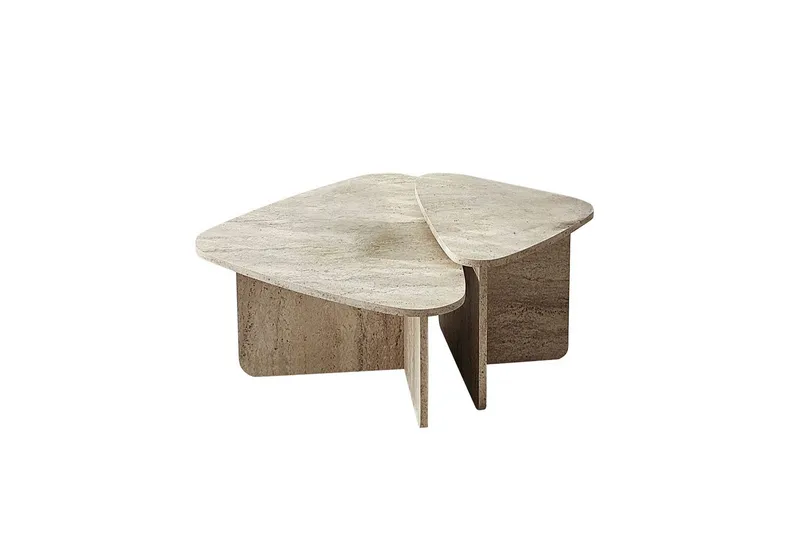 Soffbordssats Jewa Set Travertin, Travertin