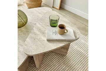 Soffbordssats Jewa Set Travertin - Travertin - Möbler - Bord & matgrupp - Soffbord