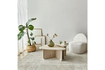 Soffbordssats Jewa Set Travertin - Travertin - Möbler - Bord & matgrupp - Soffbord