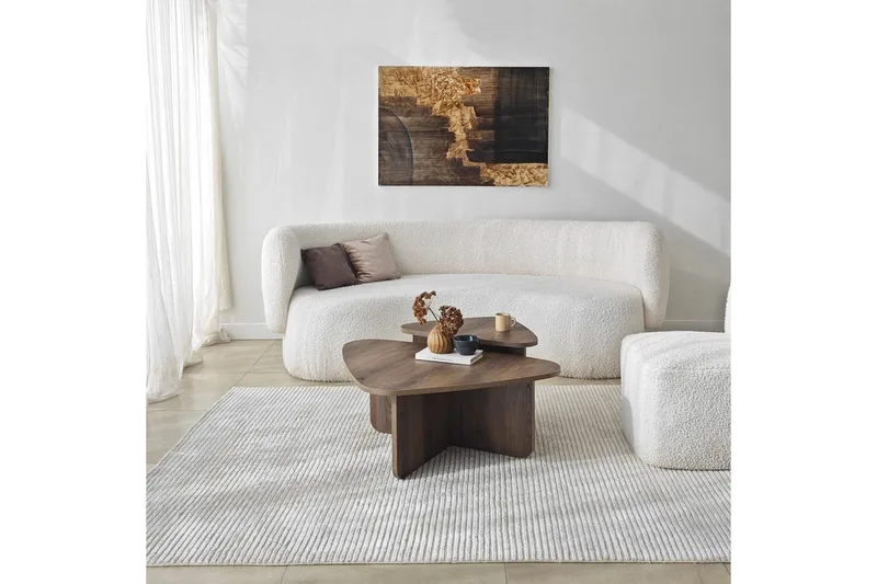 Soffbordssats Jewa Set Valnöt - Valnöt - Möbler - Bord & matgrupp - Soffbord