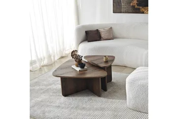 Soffbordssats Jewa Set Valnöt - Valnöt - Möbler - Bord & matgrupp - Soffbord