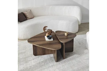 Soffbordssats Jewa Set Valnöt - Valnöt - Möbler - Bord & matgrupp - Soffbord